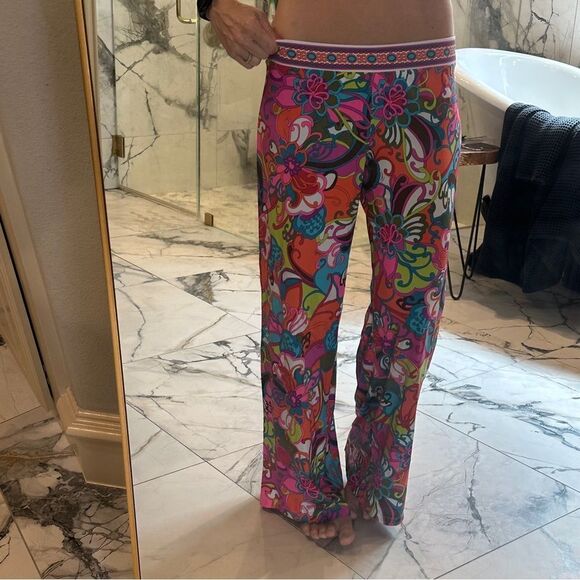 Trina Turk | Size Small | printed swim suit coverup pants - Picture 5 of 8